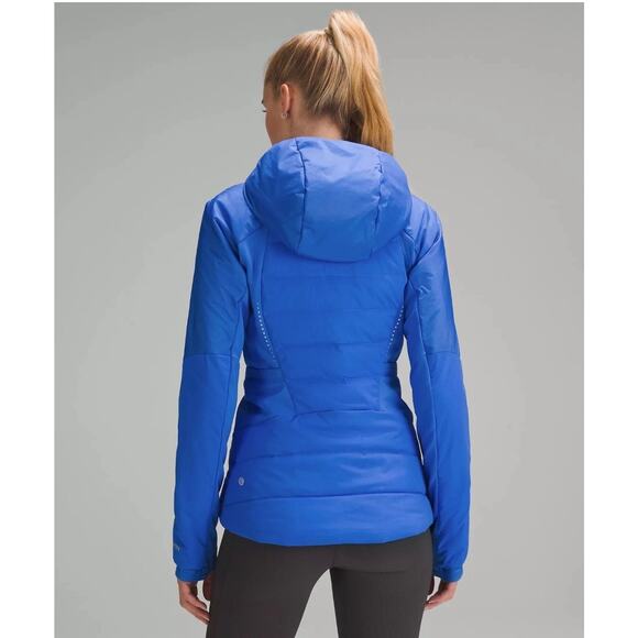 Lululemon Down For It All Jacket Pipe Dream Blue Women’s 12 Slim Fit PrimaLoft - Picture 4 of 13